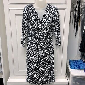 Ralph Lauren Navy & Cream Dress